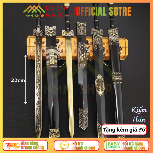 Mô hình sưu tập k.iếm cổ 22cm (5 mẫu)