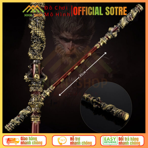 Mô hình sưu tập Gậy Như Ý game Black Myth: Wukong 35cm