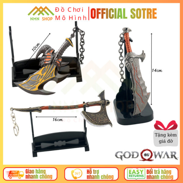 Mô hình sưu tầm God of War 10 - 16cm