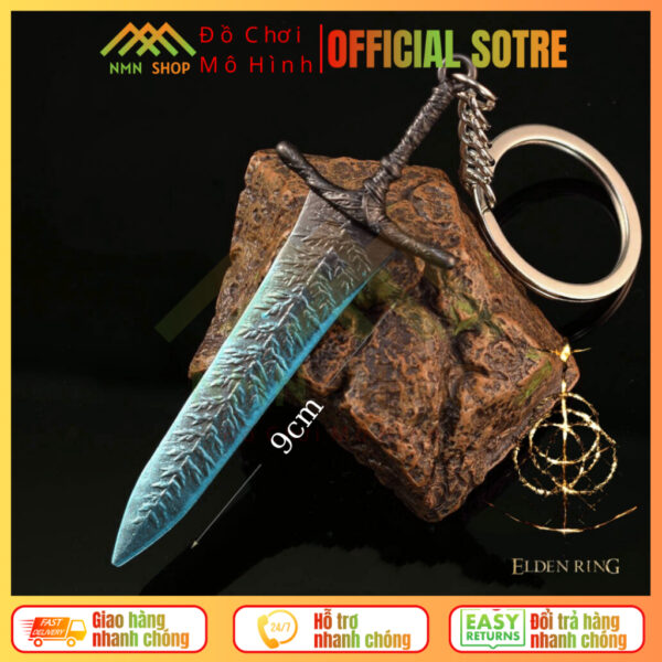 Móc khóa game Elden Ring - Dark Moon Greatsword 9cm