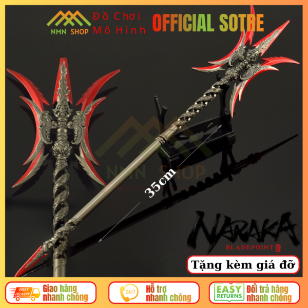 Mô hình game Naraka Bladepoint - Kích Phi Tướng 35cm