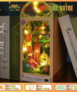 Mô hình DIY Book Nook - Rừng Đom Đóm TC35