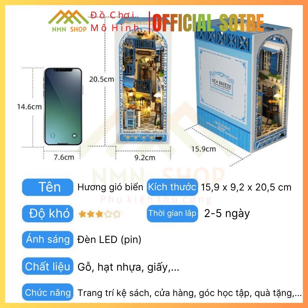 Mô hình DIY Book Nook - Hương gió biển TC18 - Ảnh 2