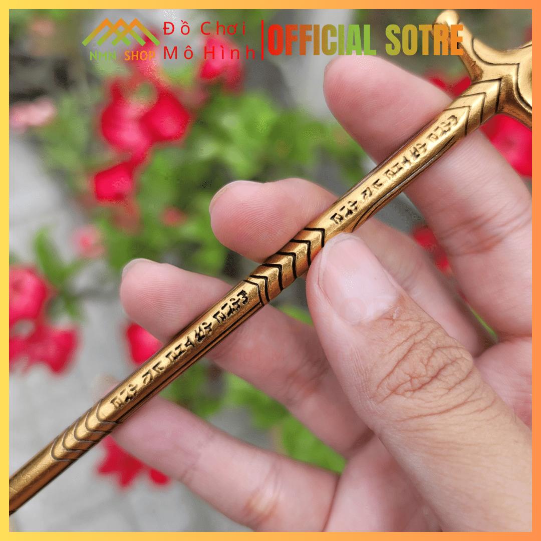 Móc khóa mô phỏng trang bị Đinh Ba của Vua Atlantis (Trident of Neptune) 30cm - Ảnh 3