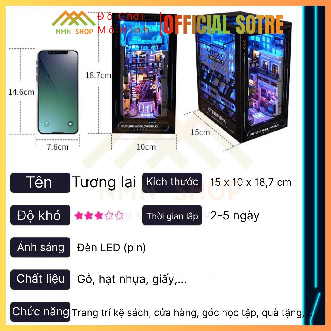 Mô hình DIY Book Nook - Tương lai TC36 - Ảnh 2