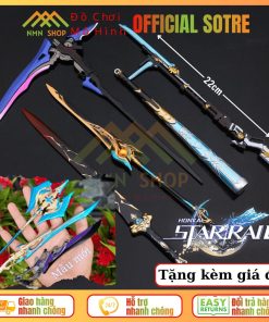 [22 mẫu] Móc khóa mô hình trang trí trang bị game Honkai Star Rail