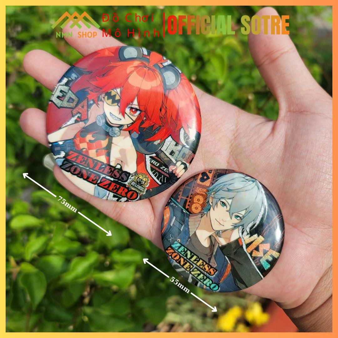 Huy hiệu nhân vật game Zenless Zone Zero - 55mm và 75mm - Ảnh 2