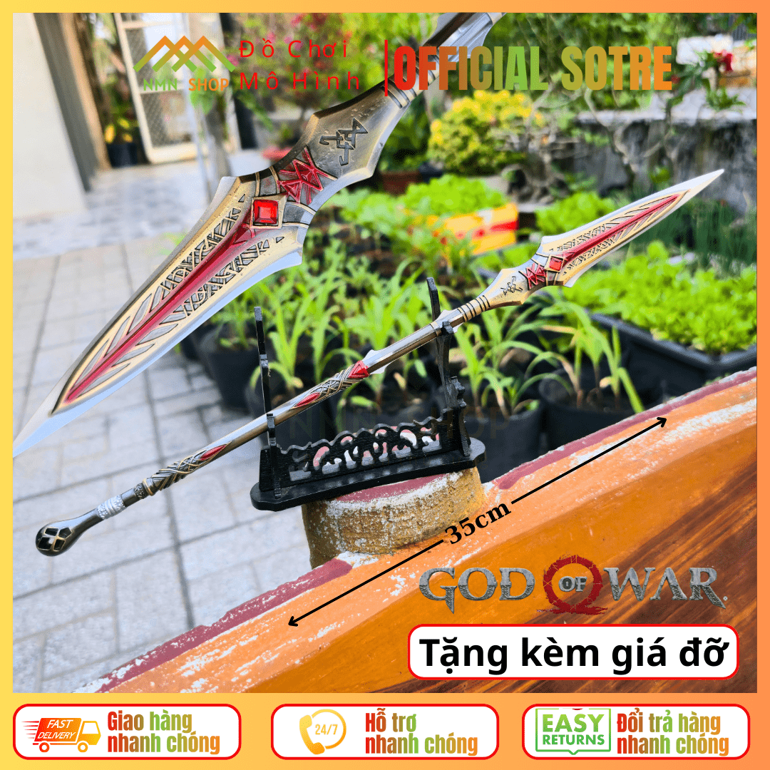Mô hình sưu tầm God of War - Draupnir Spear 35cm